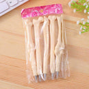 5PCS Novelty Bone Ballpoint Ball Pen Blue Ballpoint Gift Student Stationery C1X8
