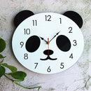Lovely Panda Clocks Wall Stickers For Kids Rooms Wall Clocks Home Decoratio