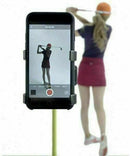 Universal Record Golf Swing Cell Phone Clip Holder Aid Black & Training Z6K7