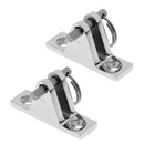 2pcs 316 Stainless Boat Top Quick Release Pin with Deck Hinge For Marine Boat