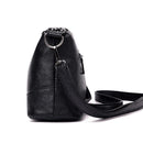 Solid Color Shoulder Messenger Handbags Women Leather Small Crossbody Bags