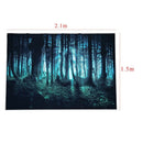 7X5FT Vinyl Photography Backdrop Background Studio Props Halloween Forest A8K4