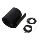 Car DIY Ultrafine Fiber Leather Steering Wheel Cover w/ Needle+Thread (4)