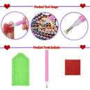 Special shape diamond painting DIY5D cross stitch set crystal animal combin I8O0
