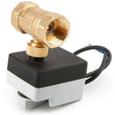 Ac220V Dn15 2 Way 3 Wires Motorized Ball Valve Electric Actuator With Manua
