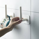 2pcs Kitchen Self-adhesive Paper Roll Rack Towel Tissue Hanger Storage RackS Hn
