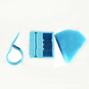 2pcs Oral Care Sponge Swabs Dental Tooth Cleaning Green KQR