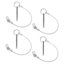 4pcs 5/16" Quick Release Pin Lanyard for Boat Sailing Bimini Top Deck Hinge