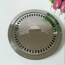 Korean BBQ Grill Plate Stainless Stove Plate Roaster Pan For OutdoorS Hn