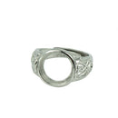 4pcs/ Lot Ring Blanks Cabochon Settings Base Adjustable DIY Findings 10/12mm
