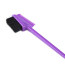 Double Sided Edge Comb Beauty Hair Styling Salon Hairdressing Tool (Purple)