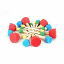Foam Pouncer Assortment-Sponge Painting Stippler Set 24/pkg-Foam Brush Valu Y3V5