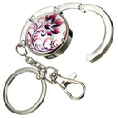 Keychain / Folding handbag hook bag hook door table Zinc alloy hook Malan F