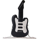 Women'S Piano Music Tote Bag Purse Cute Guitar Shape Crossbody Messenger Sh G2N8