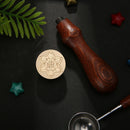 Retro Snowflake Wax Seal Fire Painting Stamp Envelope Wedding Card (A107) A