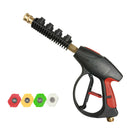 [Quick Connect] 4000PSI Pressure Washer  With 4-Color Nozzles Connection