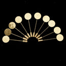 20 Pieces Copper Blank Base 1.5cm Lapel Stick Pin Hat Brooch DIY Art Craft
