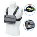 Oxford Sports Molle Chest Bag Pens Utility Pouch Adjustable Gym Camping Backpack