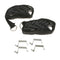 5 Pcs Black Over-the-Door 8 Hook Hanger Scarf