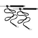 2Pcs Kayak Safety Bungee Paddle Leash Adjustable Fishing Rod Leash Accessory