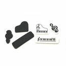 3pcs/set Musical Piano Notes Rubber Pencil Eraser Student School Supplies Gifts