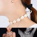 Beach Bohemia Velvet Shell Pendant Chains Choker Rope Tassel Necklace Jewelry x1