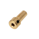 Brass Electric Drill Chuck JT0 Coupling Motor Shaft Coupler Clamp Fixture 3.17mm