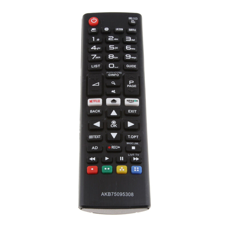 Universal Standard Smart TV Remote Control Controller for LG AKB75095308 - Black