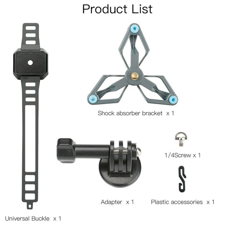 Metal Drone Accessories Action Panoramic Cameras Safe Shock Absorption Bracket