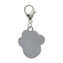 Cute Stainless Steel Foot Print Engraved Puppy Pet Dog Cat ID Name Tags X1F1