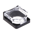 Black 22mm clear plastic push button switch guard protector.AU