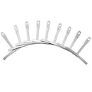 9x Understring Guitar Radius Gauge Measuring Tool for Electric Folk Guitar Bass