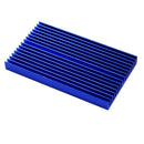 1pcs 100x60x10mm Aluminum Heat Sink LED Transistor Heatsink Cooler Blue