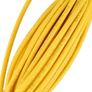 4.5mm 0.177" Yellow Heat Shrinkable Tube Shrink Tubing 10M 32.8Ft Length