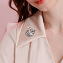 1pc Rhinestone Crystal Swan Pins and Brooches for Women Swan Animal BroochB Hn