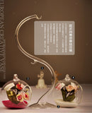 2Sets Hanging Glass Hydroponic Flowers Planter Vase Terrarium Container