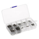 1 Box of 500 Pieces Stainless Steel Fishing Rolling Swivels Hook Connector