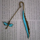 1X Luminous Night Dragonfly Bookmark Label Read Maker Book Mark Stationery B Bj
