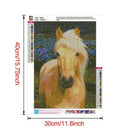 5D DIY Full Drill Diamond Painting Horse Embroidery Mosaic Craft Kit (w574)