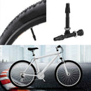 1 Pair MTB Road Bike Aluminum Alloy Tubeless Presta Valve Stems (Black)
