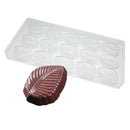 1X(Leaf Shaped Candy Molds Hard Chocolate Mold Baking Tray