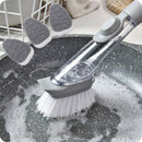 Automatic Liquid Brush Pot Artifact Non-Stick Oil Wash Pot Brush Kitchen Cl