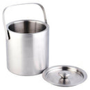 Large 1.3L Insulated Double Walled Stainless Steel Ice Bucket With Lid O1S4