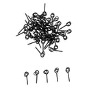 50 Pieces 13mm Anti-glare Carp Boilie Nut Baits Rigs Fishing Boilies Screw Black