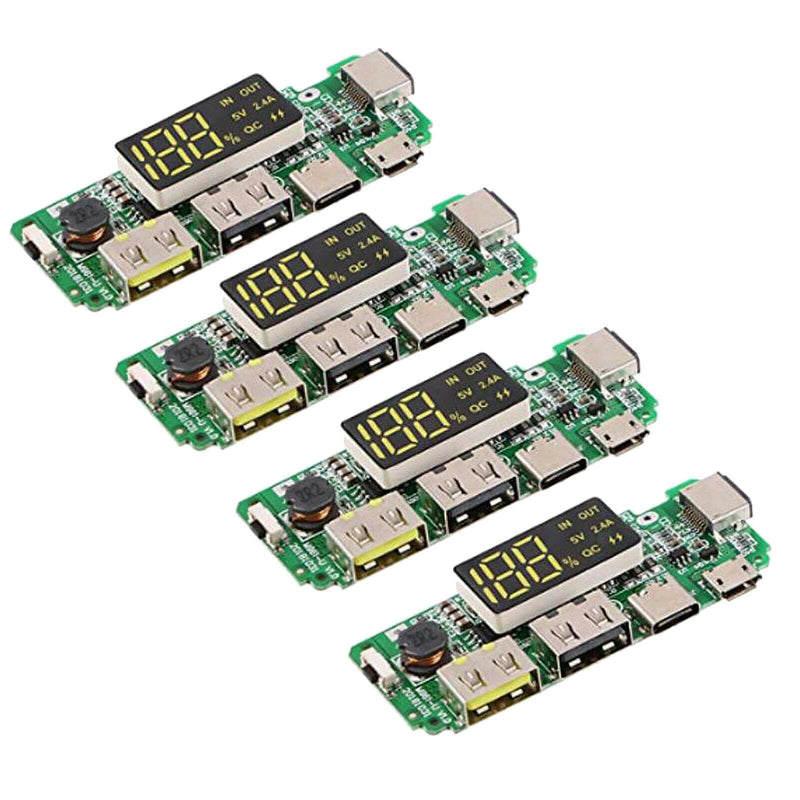 4pcs 5V 2.4A Charging Board Mobile Charger Module Double USB