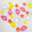 6.6ft LED Fairy String Lights (Battery Powered), 20 Cartoon LEDs - Pink