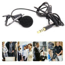 Portable Clip-on Lapel Lavalier Microphone 3.5mm Jack Condenser Mic for PC C7P5