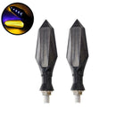 2PCS Motorcycle LED Turn Signal Lamp Sequential Flowing Lights Indicator Am S7A4