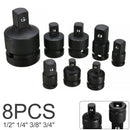 8pcs 1/2" 1/4" 3/8" 3/4" Drive Ratchet Socket Adapter Reducer Air Impact Set