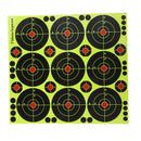 90pcs Shooting Paper Target 8cm Splatter Self-Adhesive Stickers with Patches